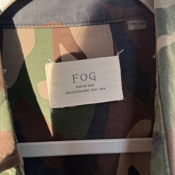 FOG Fear of God Collection One 2015-2016 Camo Army Jacket Vintage Rare - Picture 3 of 14